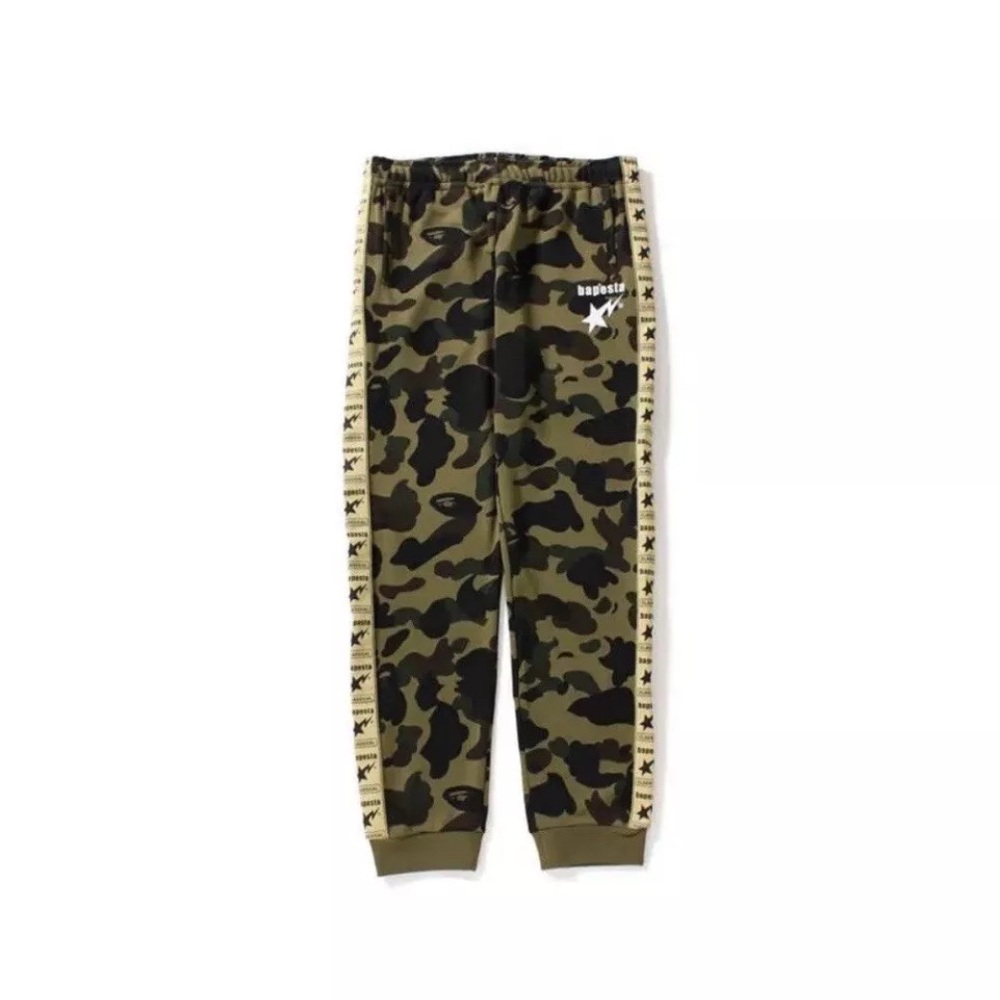 BAPE A Bathing Ape Bapesta 1st Camo Track Pants Capsule FW 2017 XL Brand New